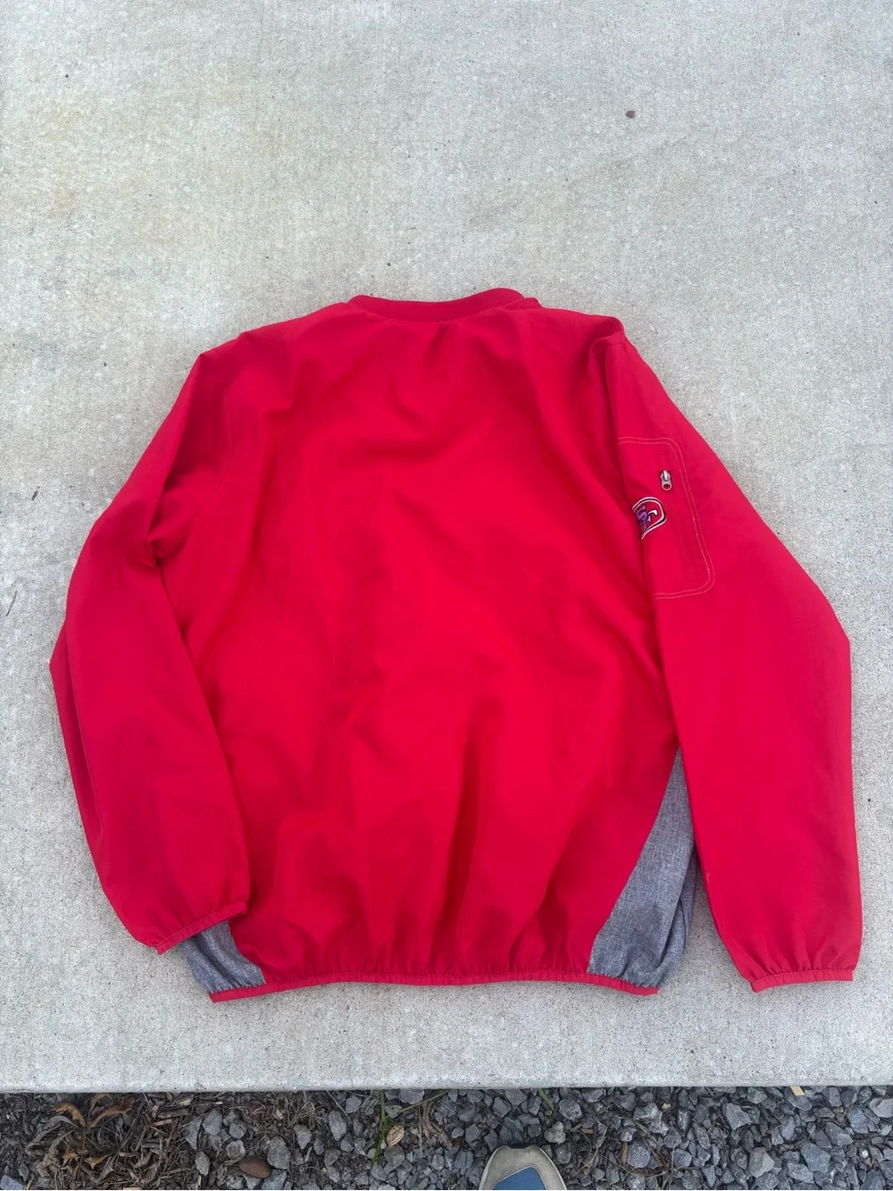 Vintage San Francisco 49ers Red Pullover with NFL Logo